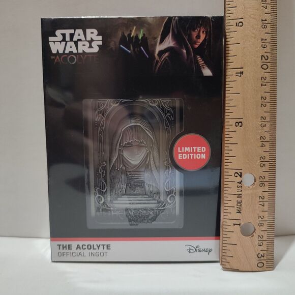 Star Wars The Acolyte Ingot Metal Card Official Disney Collectible Figurine - Picture 3 of 4